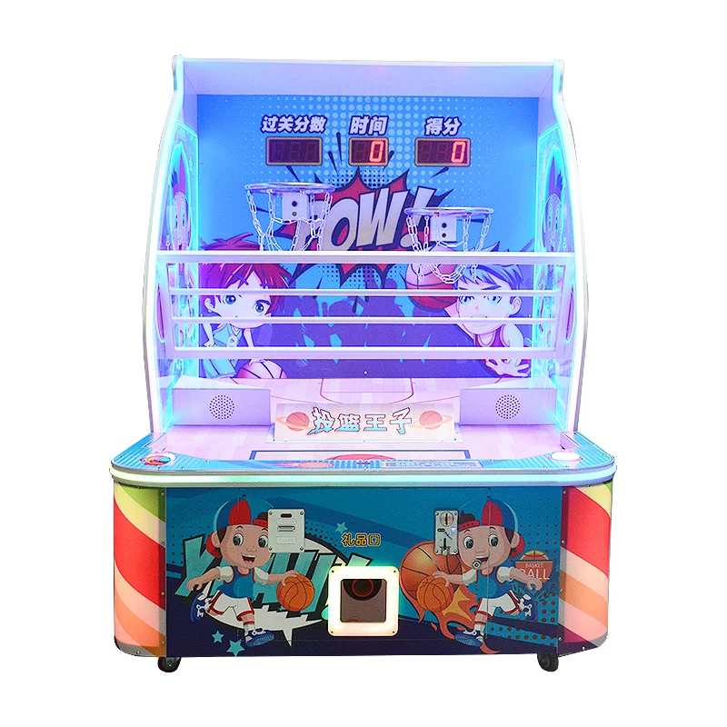 Hot Sale Street Hoops Automatic Electronic Buy Coin Operated Shooting Basketball Arcade Game Machine With Moving Basket