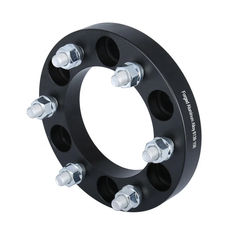 
6x6.5' PCD 6x139.7 CB 108MM Thickness 25mm 12X1.5 Forged Alloy T6 6061 Car Wheel Spacer 