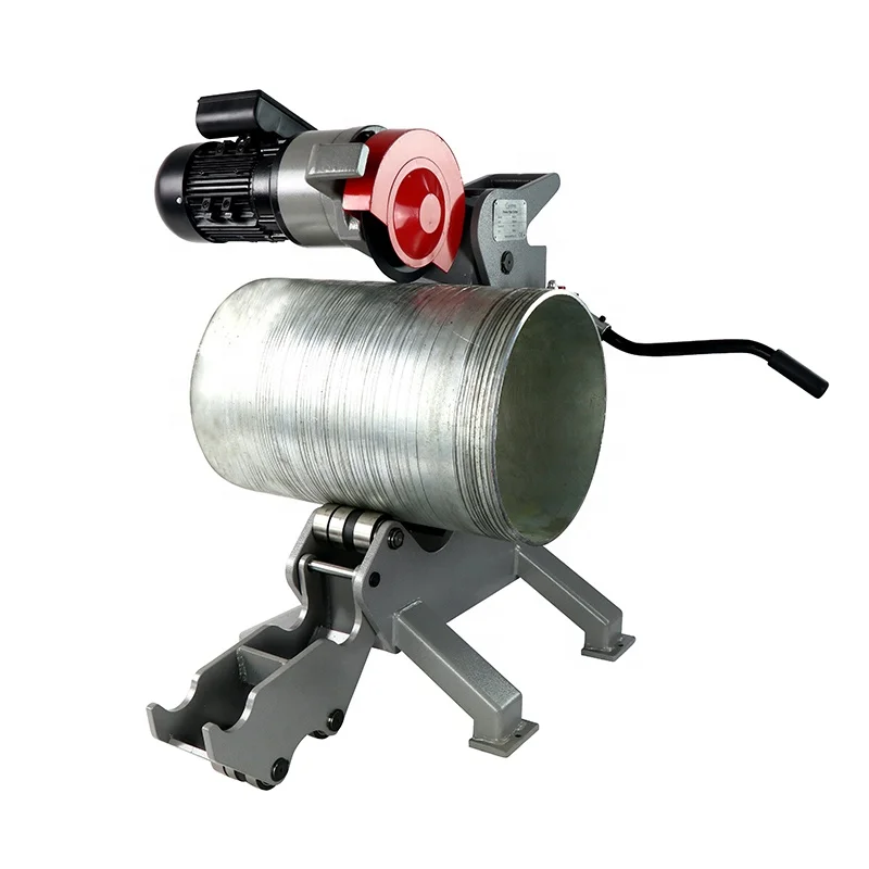 Машина для резки труб Tiger King QG12C 2-12 дюймов, стальная электрическая машина для сверления труб 12 дюймов