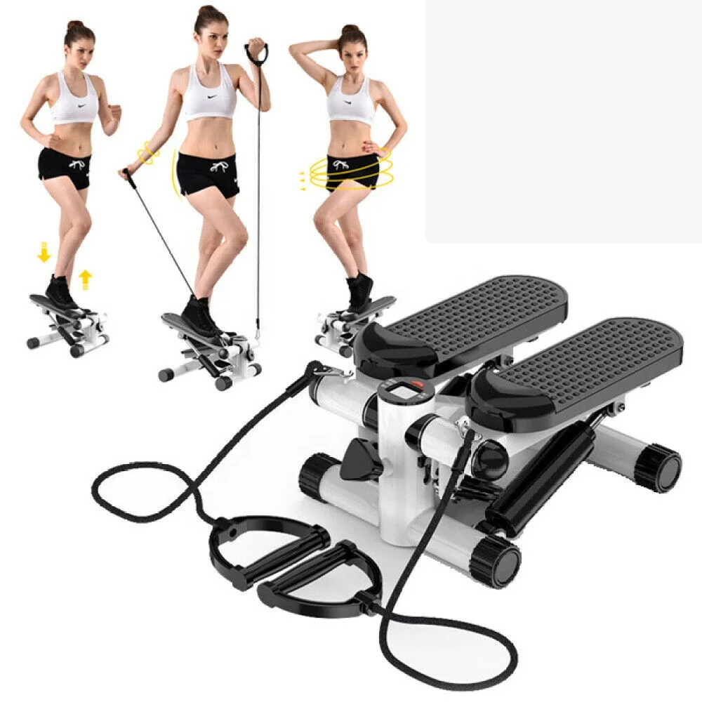 Household Stepping Machine, Indoor Fitness Air Stepper, Aerobic Fitness Step Air Stair Stepper Exercise Machine