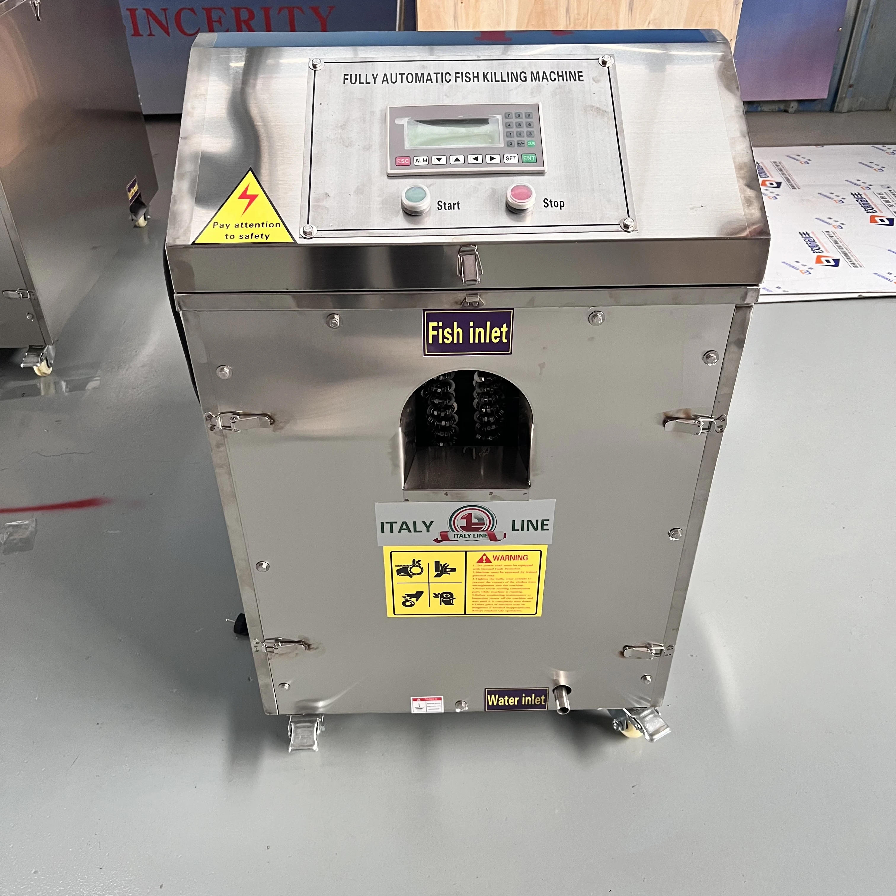 Commercial Fish Fast Speed Killing and Cleaning Equipment Fish Killer Machine Remove phosphorusMFK01001