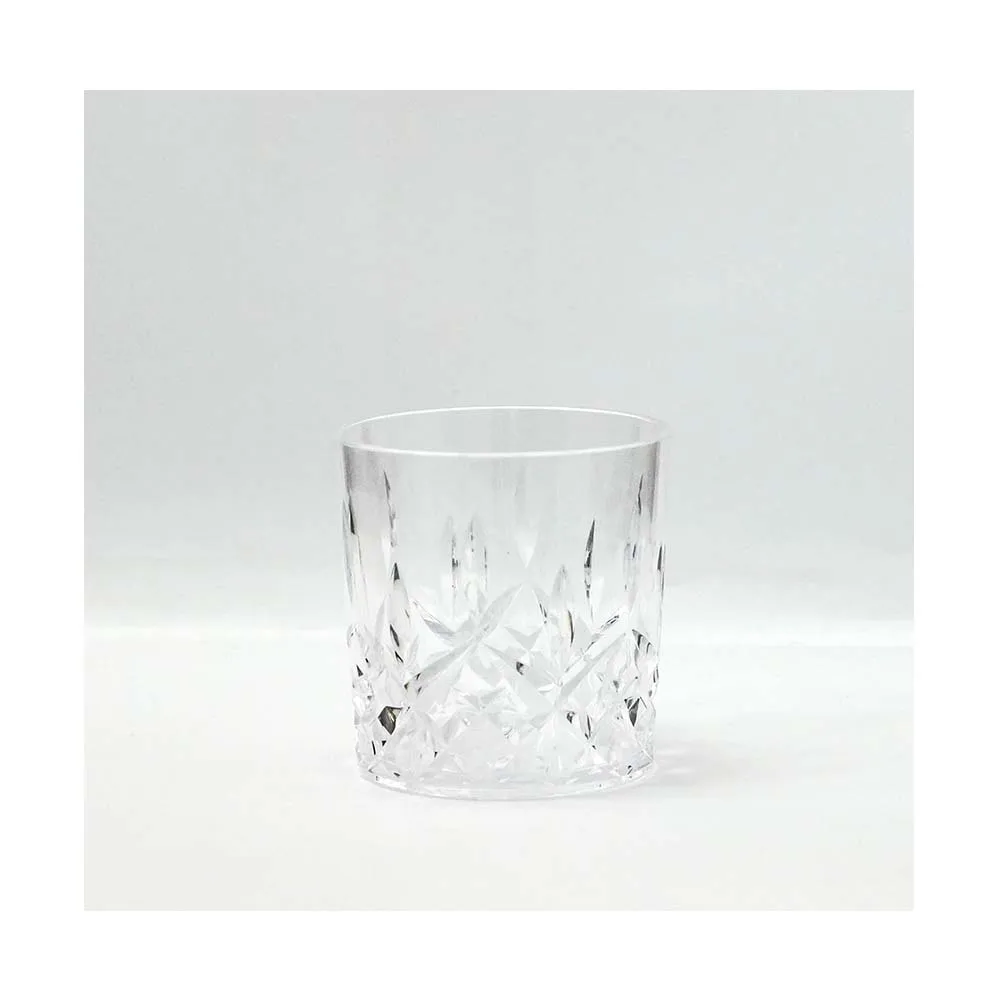 High Quality Diamond Cut HB Glass Acrylic Plastic Glasses Elegant Drinkware with Dazzling Crystal-Like Design Drinkware for Ever