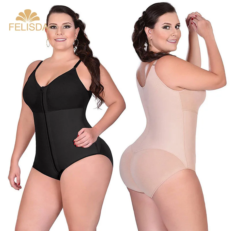 Plus Size Shapewear Tummy Shaper Control Panties Corrective Underwear Bodysuit Briefs Butt Lifter Slimming Corset Women
