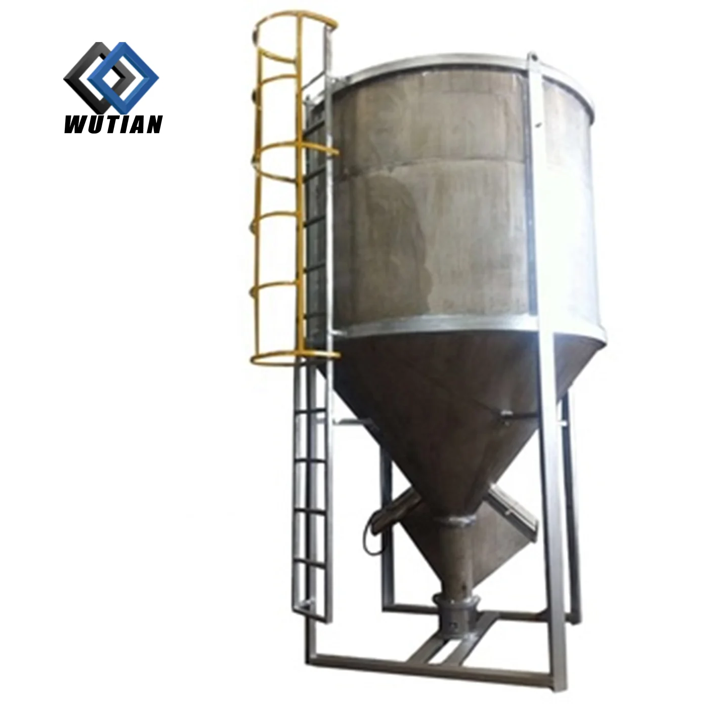 Factory Sale  Stainless Steel Electric Heating Plastic Pellet Mixing Hopper Plastic Mixing Tank Plastic Granule Mixer