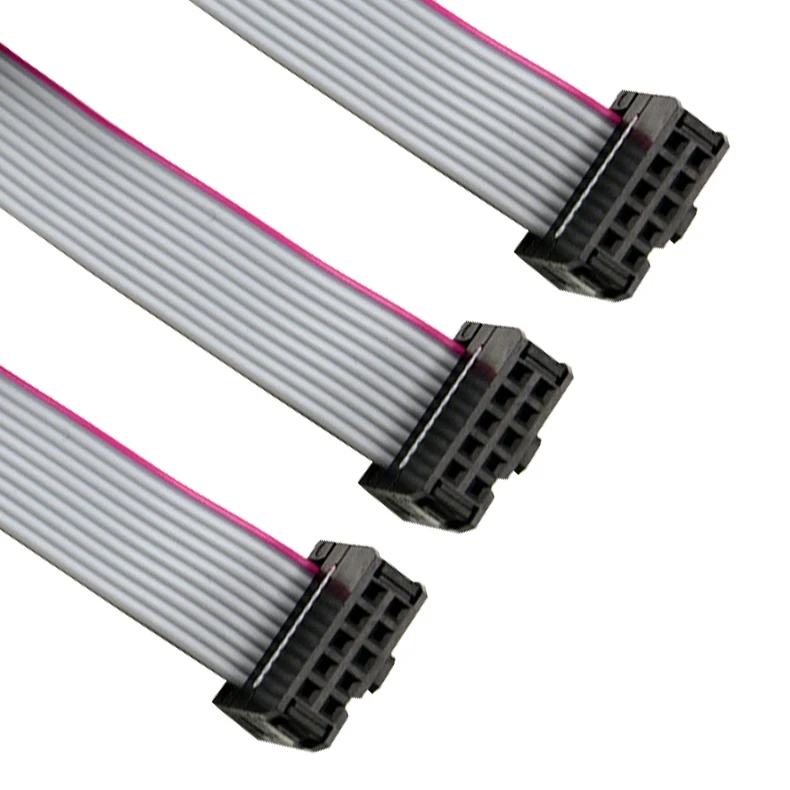 Пользовательский Awm 2651 28awg 6 12 14 16 20 24 44 50 64 Pin 2,54 мм Шаг Idc разъемы плоский ленточный кабель