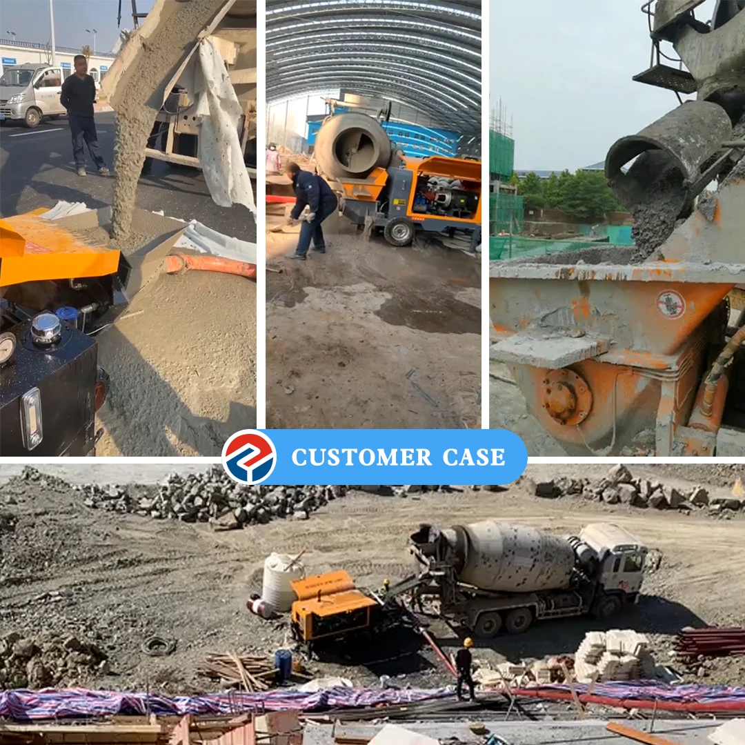 Бетонный цементный смеситель Грузовик миномет с насосом в Индии цена