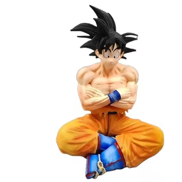 Super Saiyan Dragon Anime 15CM GK Statue Son Goku PVC Anime Figure Model Toy PVC Material Unisex Cartoon Style