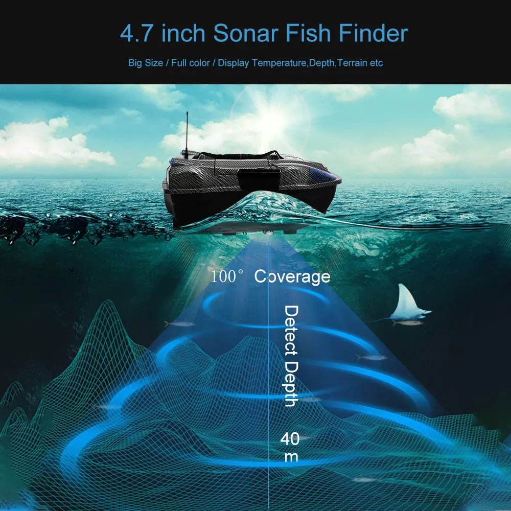 Boatman Leader Pro fishing bait boats Release Fishing Hooks Carp Carp-fishing GPS 56 Points RC remote control sonar fish finder