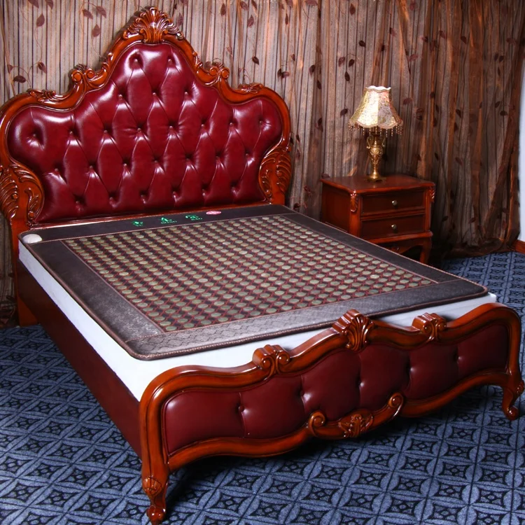 
Factory price jade tourmaline massage and heating mattress 