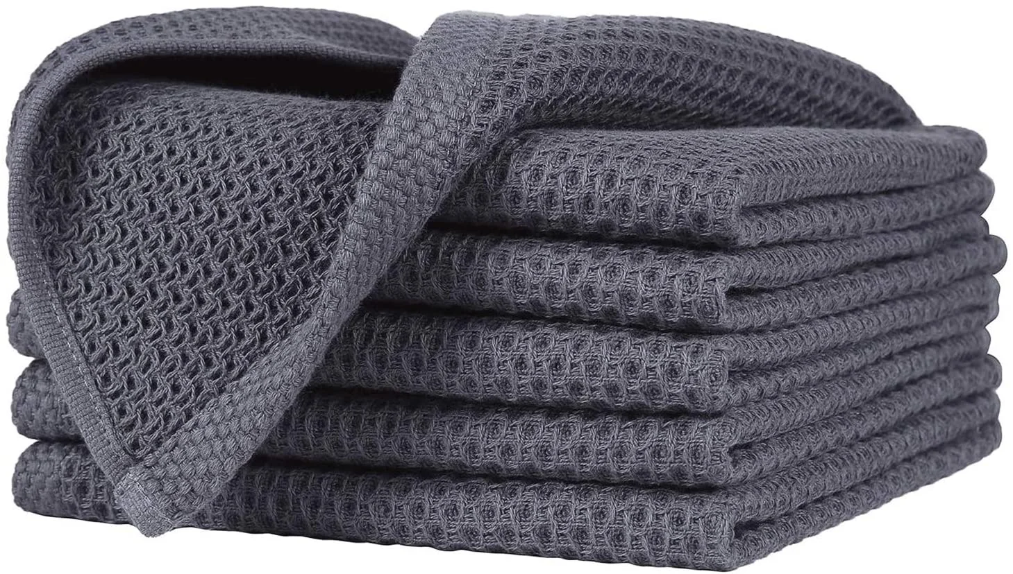 Wholesale Microfiber Dish Towels Kitchen Drying Towel Waffle Weave White Hand Towel Good for Sublimation Printing