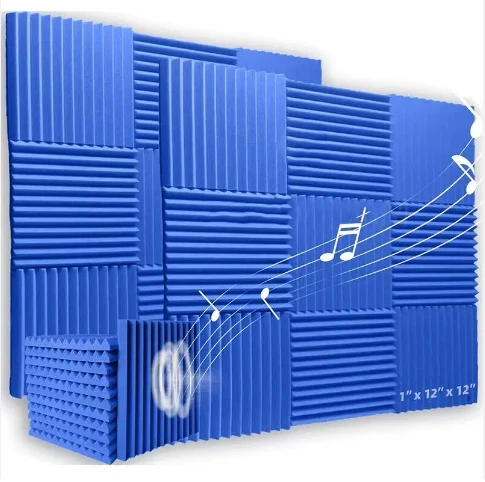 Polyester acoustic foam panels soundproof wall panel