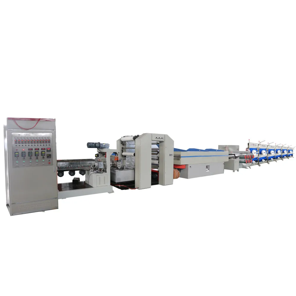 2023 Tearing Film Extruder Machine Agriculture Binding Raffia Yarn Plastic Extruding Machine new design