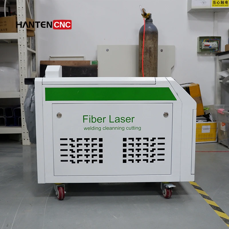 Mobile Laser Cleaning Machine Equipped With Touch Screen Laser Cleaner 300W Pulse Laser Rust Removal