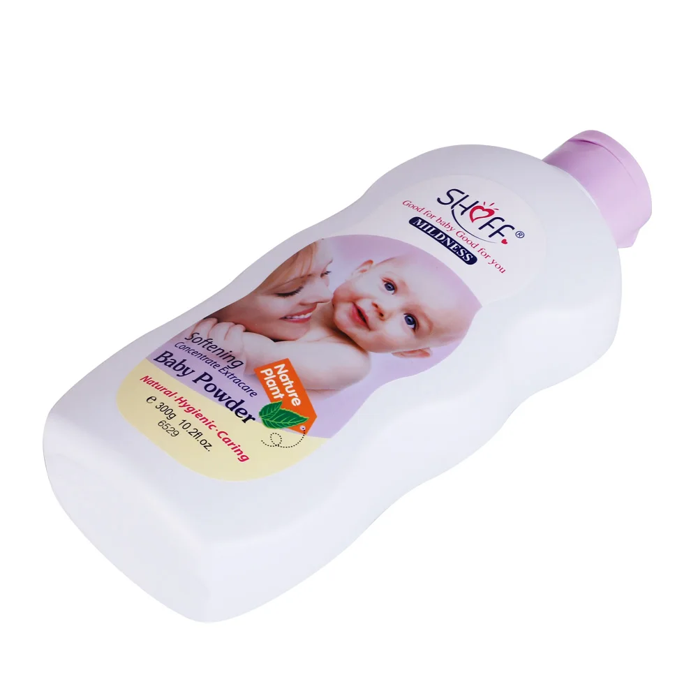 SHOFF 300g  Private Label Baby Powder, Pure Cornstarch with Aloe & Vitamin E