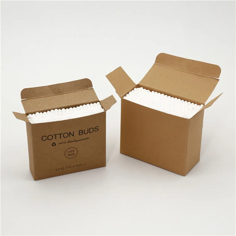 200pcs eco friendly baby bamboo stick cotton swab ear cleaning cotton buds