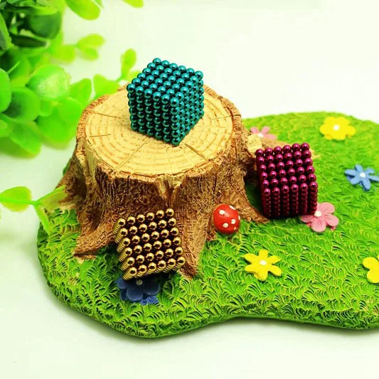 
216Pcs DIY Metal Neodymium Magic 3mm Magnet Magnetic Balls Blocks Cube Construction Building Toys Colorfull Arts Crafts Toy 