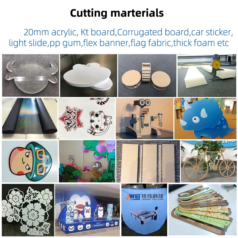 China cutter plotter manufacturer produce corrugated cardboard vinyl flatbed cutting plotter