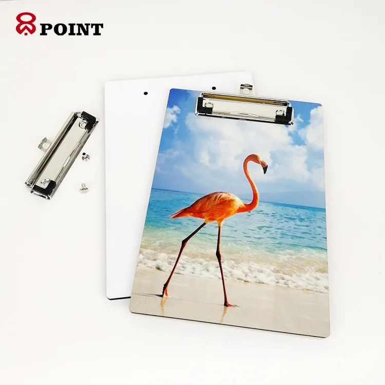 Double sided sublimation clipboard A4 A5 size wooden clipboard blanks for customized printing