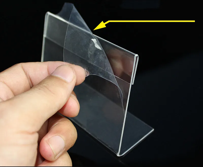 pvc standing a3 a4 a5 a6 sign display holder for supermarket acrylic plastic sign sheet display stand customized size  sign hold