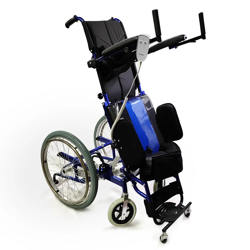 HEDY MEW07 Cheap Self Push Propelled Stand Up Standing Wheelchair By Remote Control For The Disabled Paralytic Paraplegic People