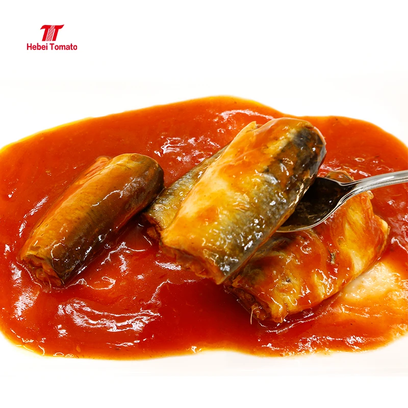Canned Food Canned Fresh Tomato-Flavored Sardines Brc Certified