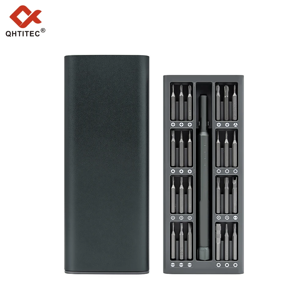 JCD KS-01 24 in1 DIY Multi-Function Mini Screwdriver Set Stainless Steel Phone & Computer Repair Tool with Magnetic Feature