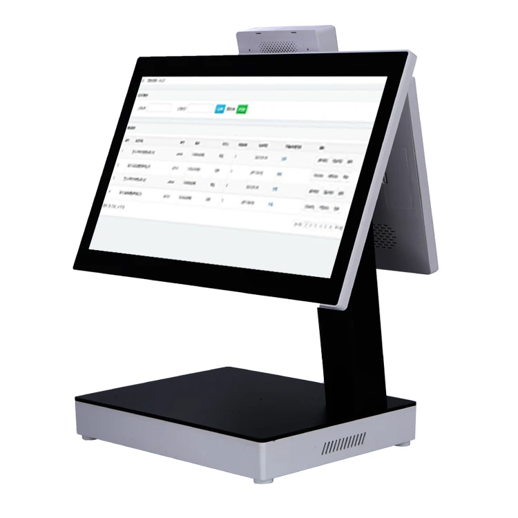 China Hot Selling Capacitive Touch Screen Cashier Monitor Pos Display Support Integrated W-LAN WiFi
