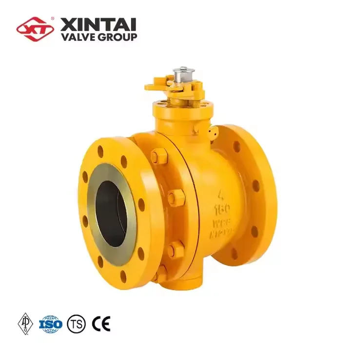 Support Customization Q47F-150LBC 4 Inch Cast Steel WCB Flange Trunnion Ball Valves