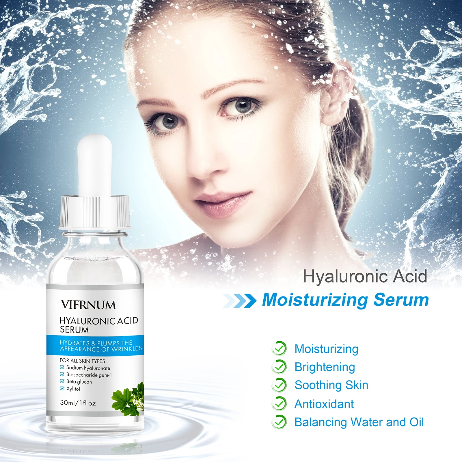 Manufacturer best quality 30ml organic vitamin C fruit antioxidation face care facial serum for all skin type