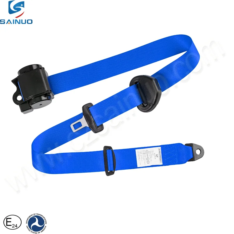 3-Point Seatbelt Lap Strap Retractable Safety Belt
