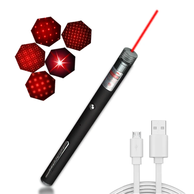 USB102 Rechargeable Green Light 532nm Laser pointer Red 650nm laser target pointer