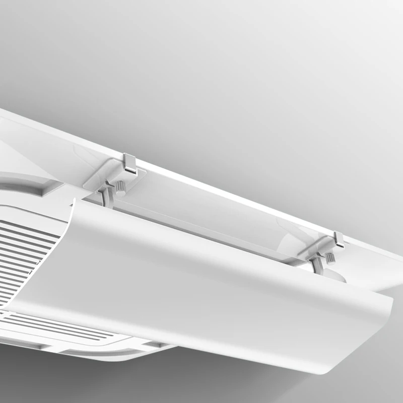 Central air conditioning deflectors, ceilings, windshields, louvers, air conditioning with protection against direct blowing