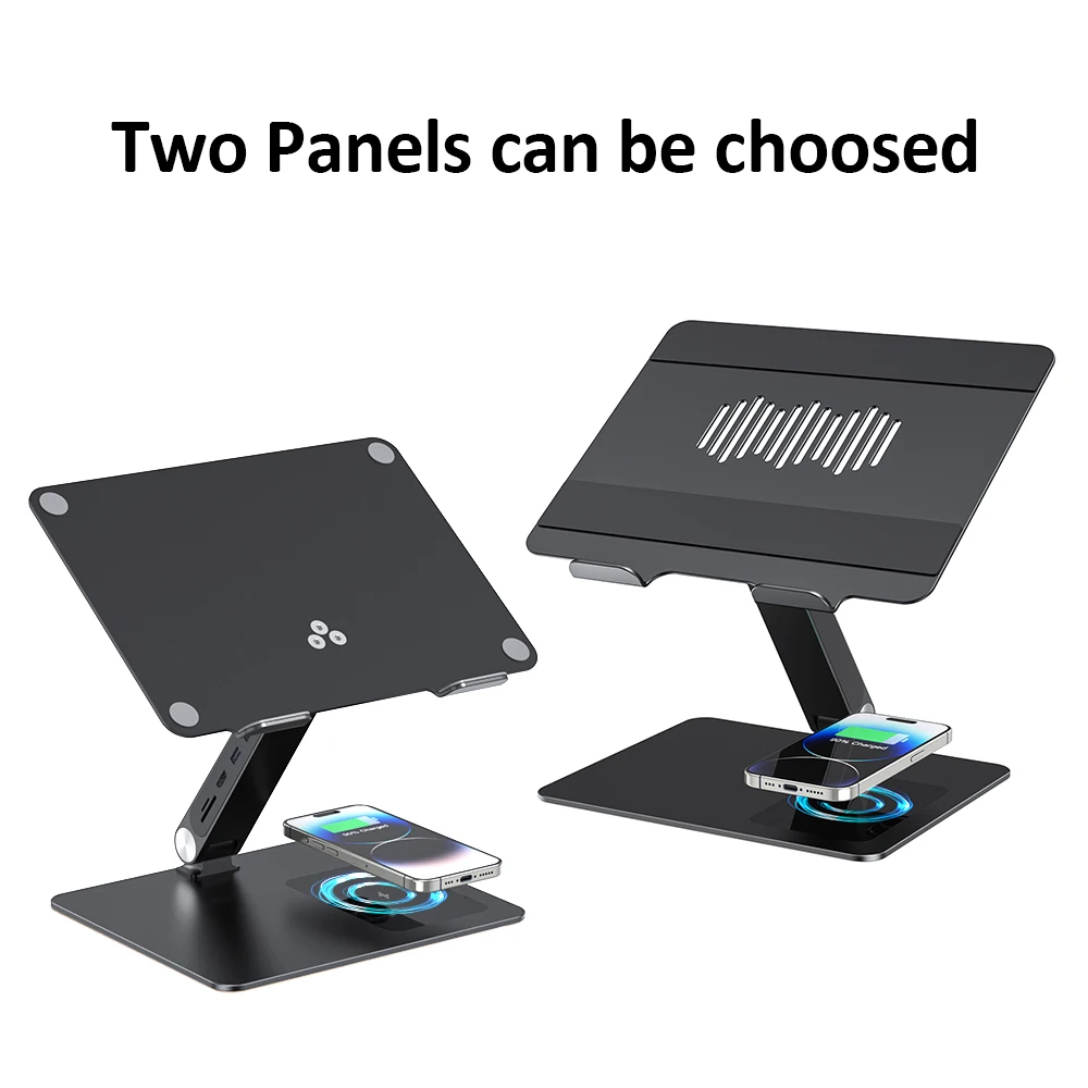 Bracket Holder Dj Metal Notebook Base Support Portable Laptop Stand Hdmi Usb Hub Aluminium Adjustable With Docking Station