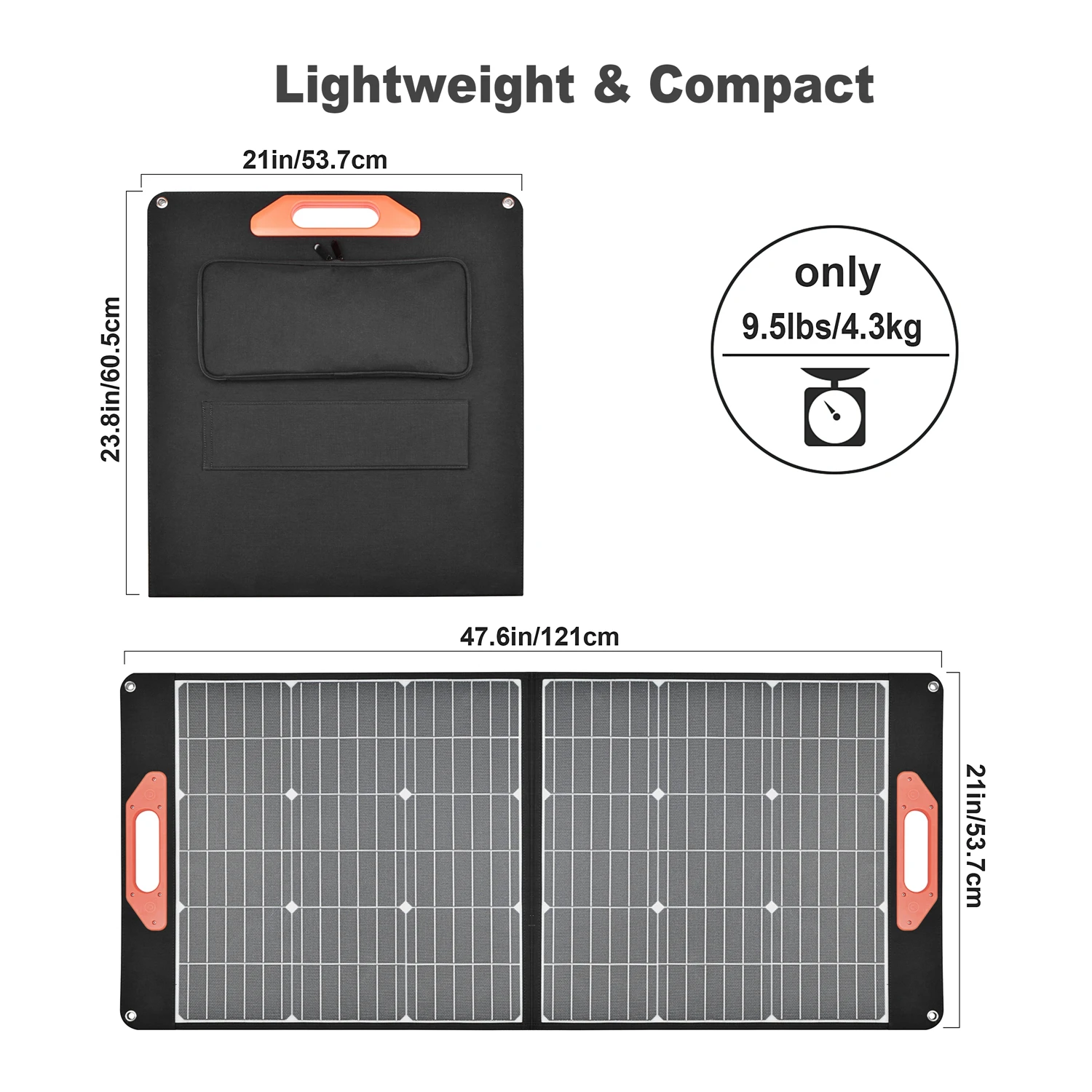 paneles solares charging portable foldable monocrystalline fabric blanket 100 watt100w solar panels price with Digital Ammeter