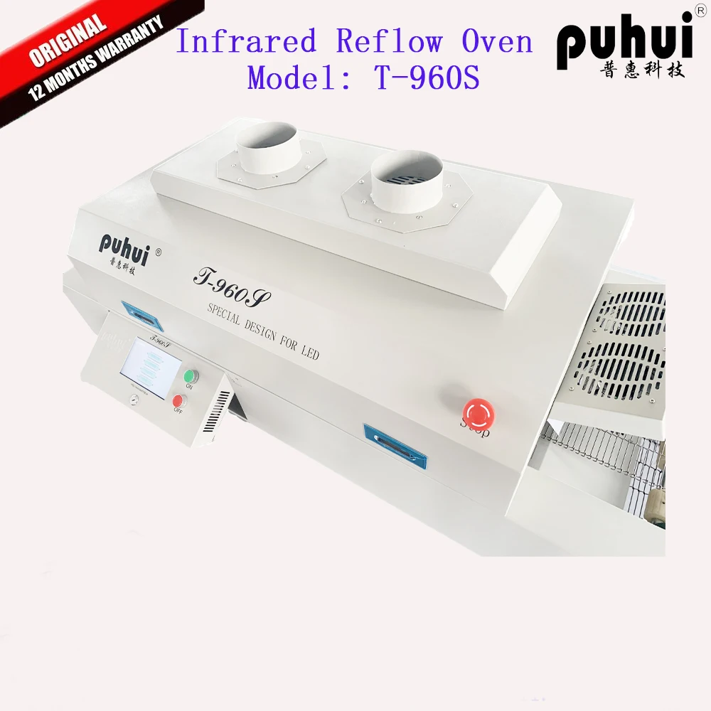High quality New innovative product 3 phase 5 lines 220V / 380V  channel  smt reflow oven T-960s
