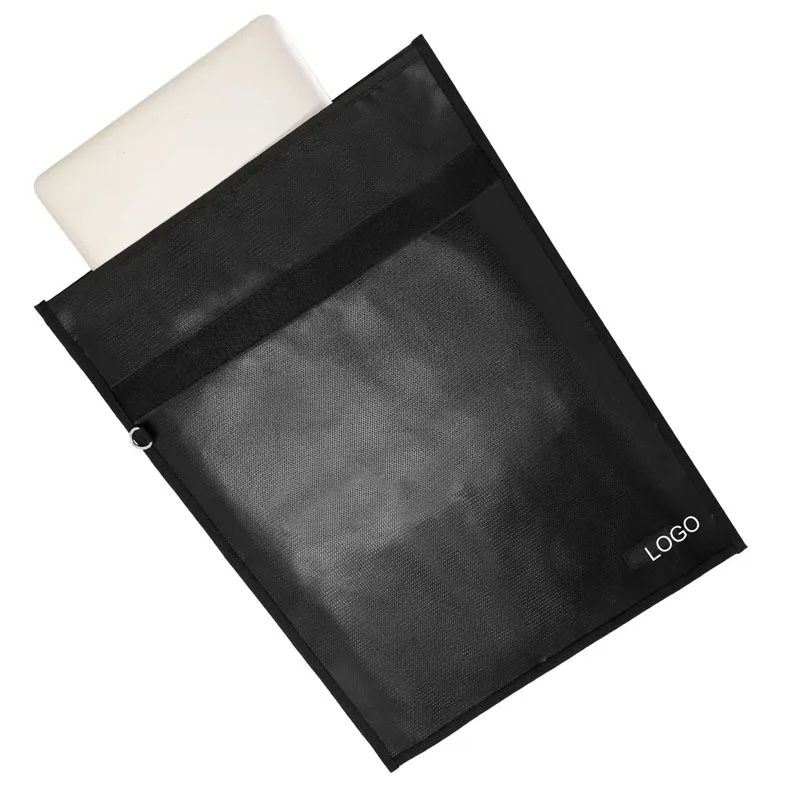 Signal Blocking Jammer Bag Key Fob Protector Fireproof Waterproof Faraday Pouch Bag Prevents Theft Tracking for Tablets Laptop