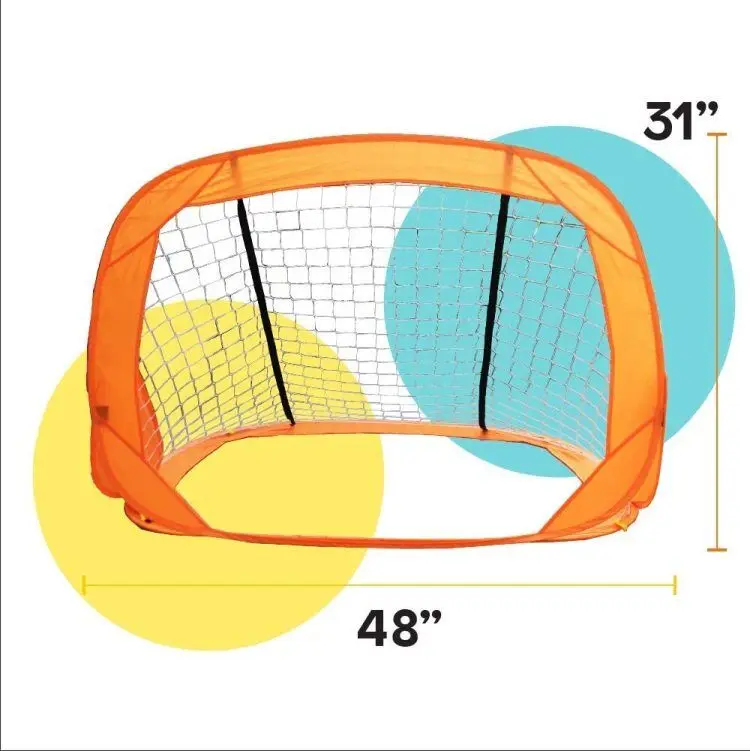 
Portable Pop Up Mini Soccer Net for Backyard Outdoor Sports Games and Soccer Training Equipment 