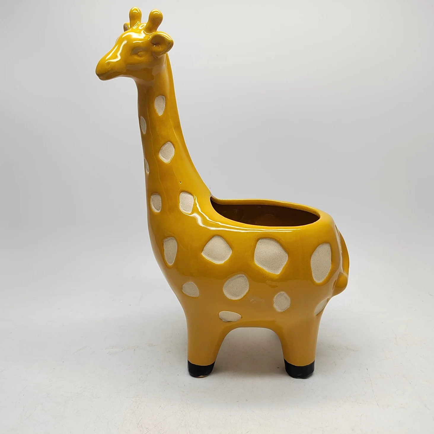 Farm house design home and garden Giraffe flower pot ceramic planter planter