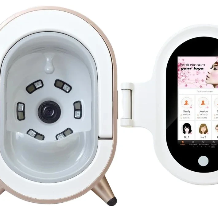 New trend 2024 skin analyzer system portable skin analyzer machine easy take skin care machine