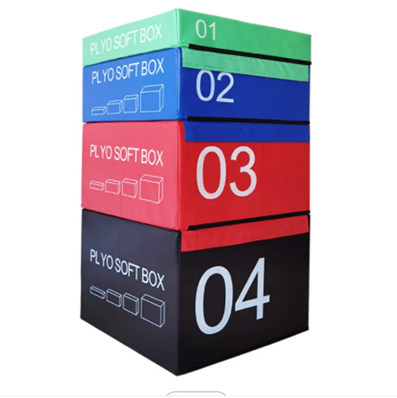Exercise Training PLYO BOX One Whole Set Jumping Training Foam PVC Plywood Material available