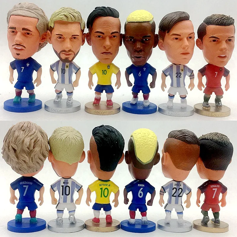 Fans around the Portugal Cristiano Ronaldo Neymar Messi gift star doll hand-made model
