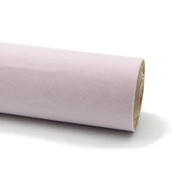 Factory Spunlace Short Pile Plain Dyed Self Adhesive Roll Flocking Paper Velvet Fabric For Glasses Box Lining