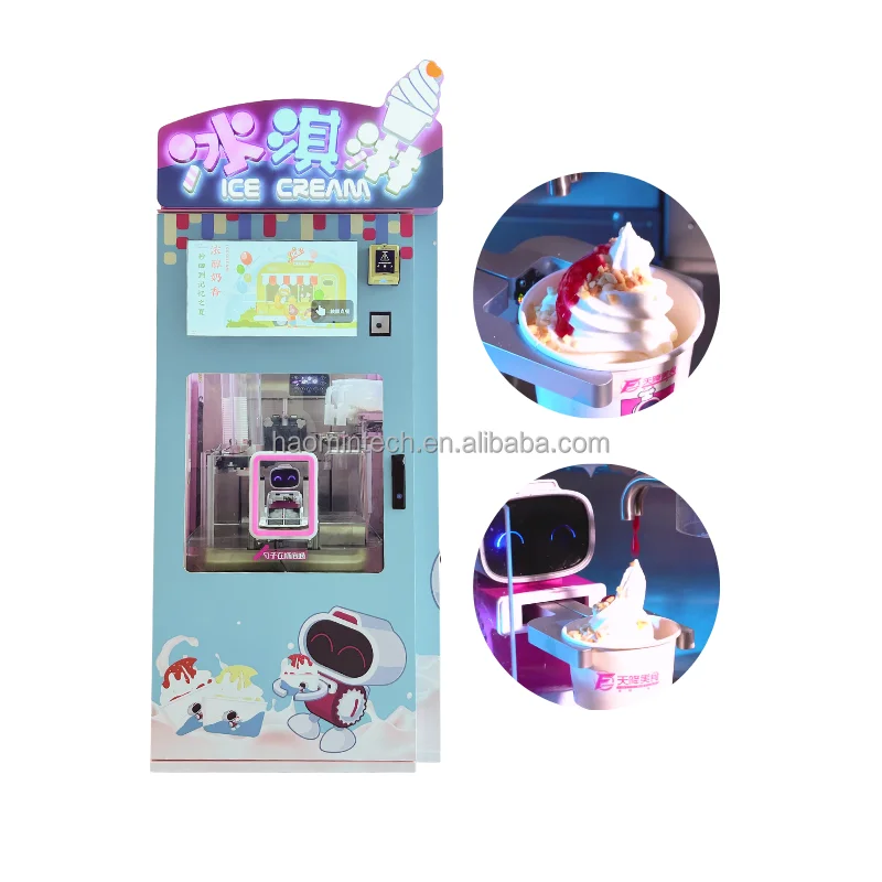 New Design Professional Commercial Automatic Ice-cream Vending Machine For Business