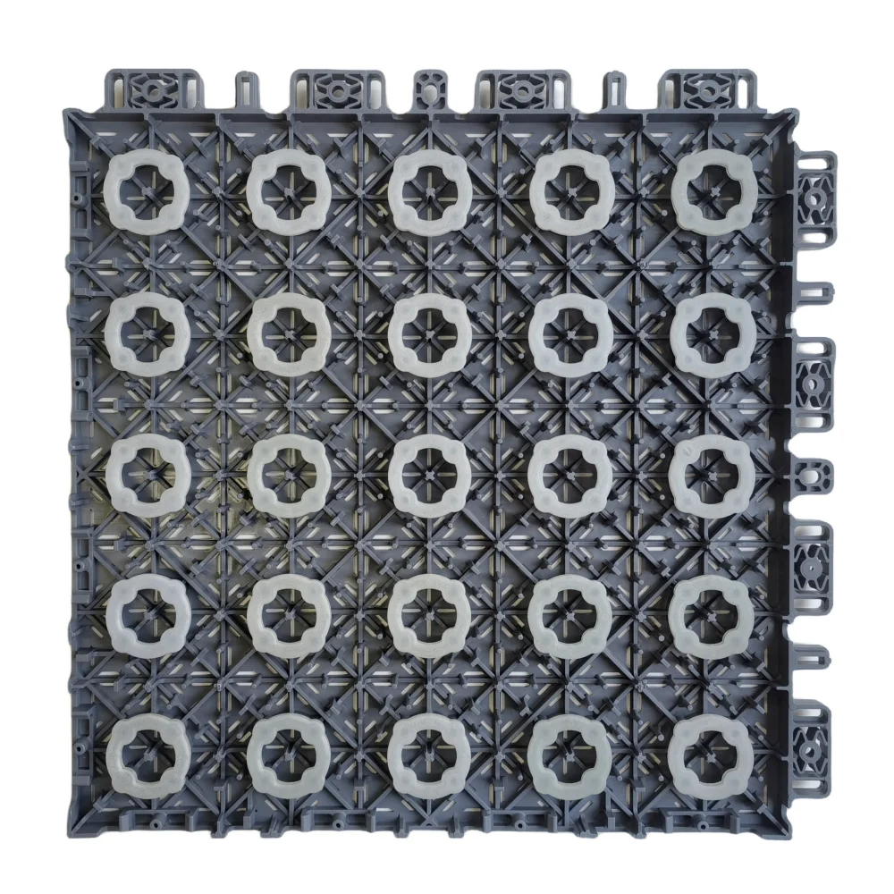 All-weather Pp Modular Outdoor Basketball Court Floor Easy Installed Adjustable Interlocking Plastic Floor Tile Floor Tile