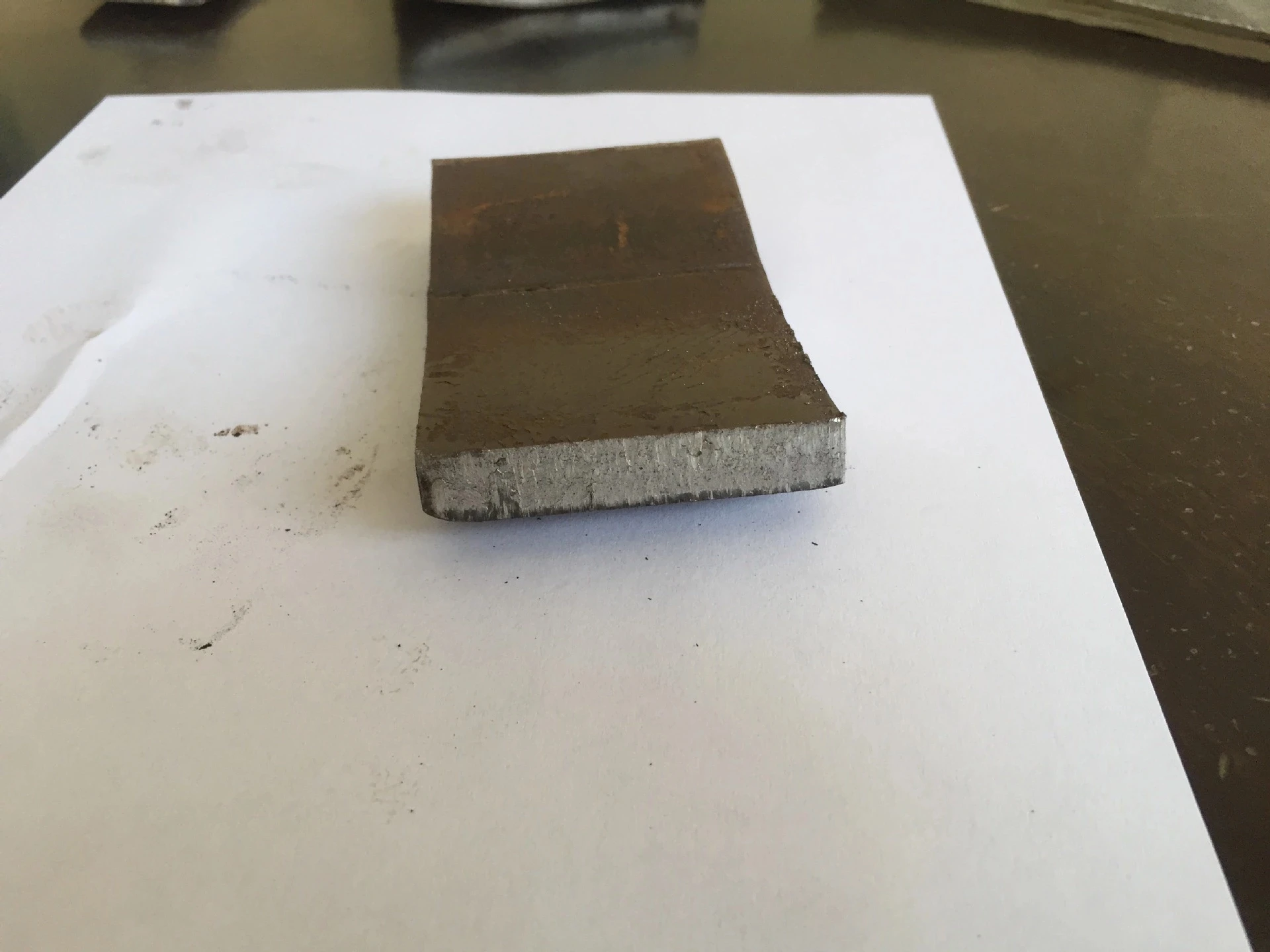 Railway components welded press plate for railway maintenance equipment