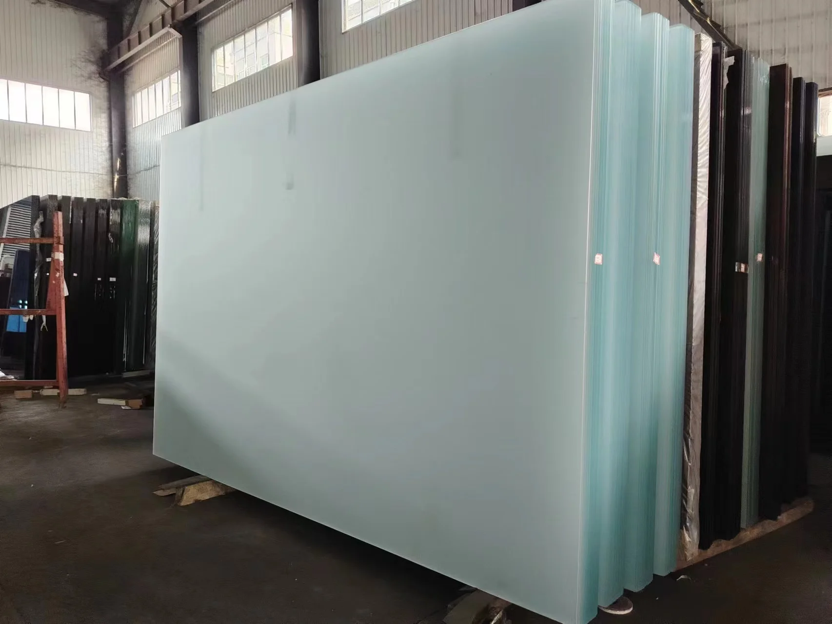 High Quality 4mm 5mm Acid-Etched Glass Oil Sand Glass Kitchen Building Living Room Hall Decorations-Direct Factory Sales China