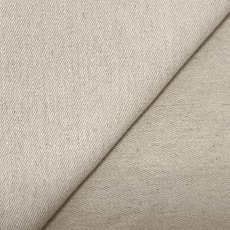 41030-New Arrival 385g Hemp Cotton Fabric 30%Hemp 70%Cotton Twill Denim Fabric for Jeans and Pants