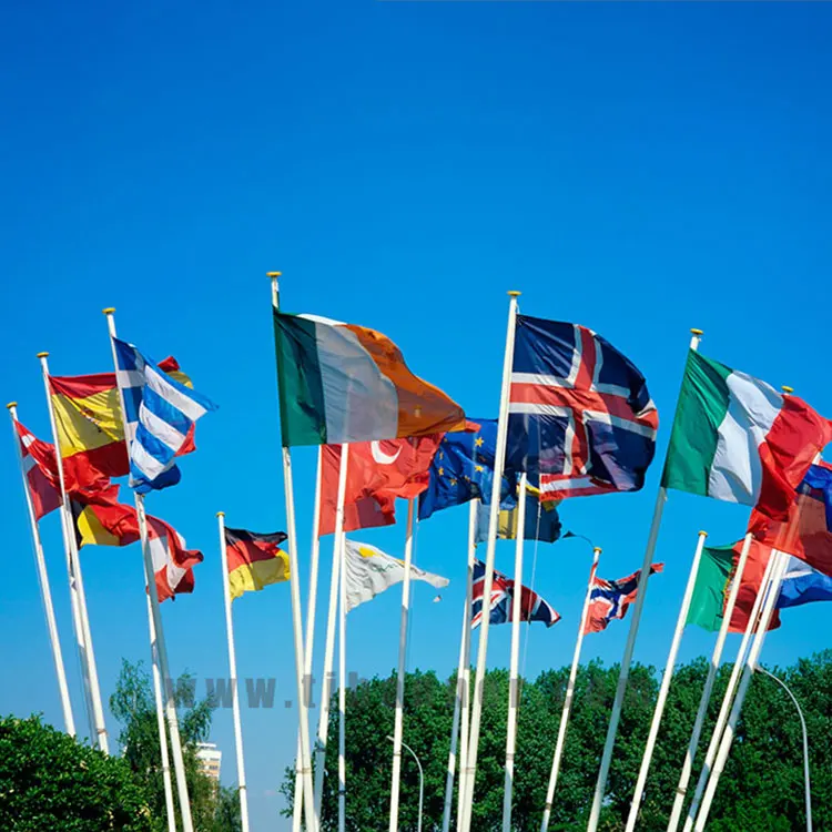 Custom Print Polyester Country Advertising Flag Product Custom Sublimation Printing Red Stripes United States Country Flag