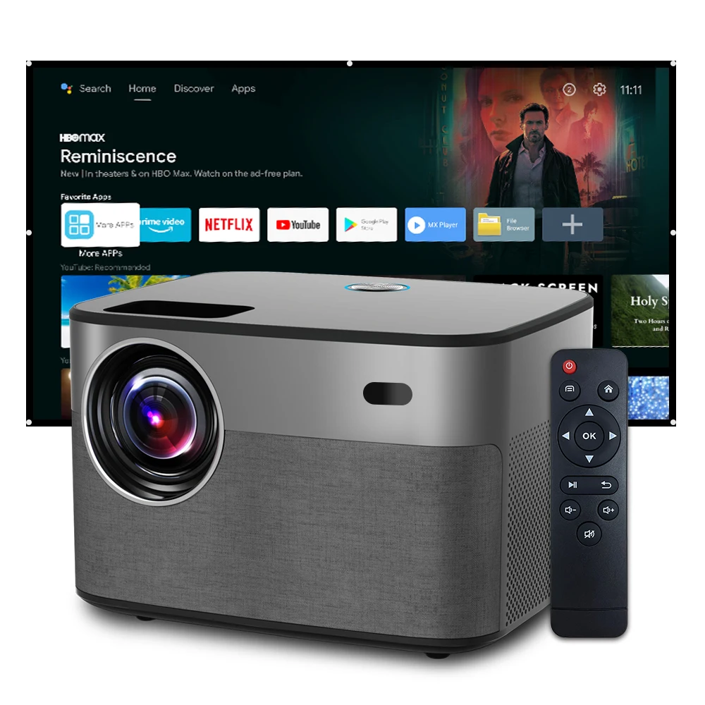 2023 HD 1080P 4K 9000 Lumens WiFi Projecteur Android Portable Video Projector Smart LED LCD Projectors for Home Cinema