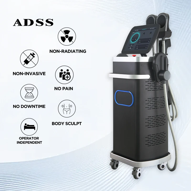 Электромагнитный стимулятор мышц ADSS Bodysculpt с 4 ручками